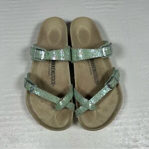 Birkenstock Mint Mayari Snakeprint Sandals US 9-9.5
